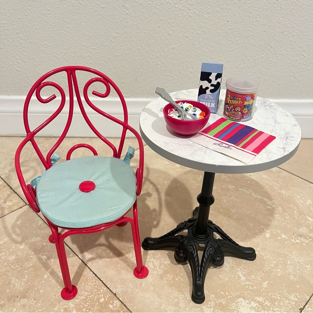 American Girl Grace’s Bistro Set for 18-inch Dolls Retired 2015 Girl of the Year
